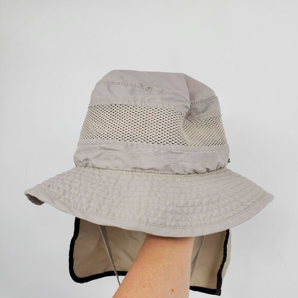 Steston No Fly Zone Insect Repellant Sun Guard Men's Outdoor Fishing Hat Medium - Picture 1 of 13